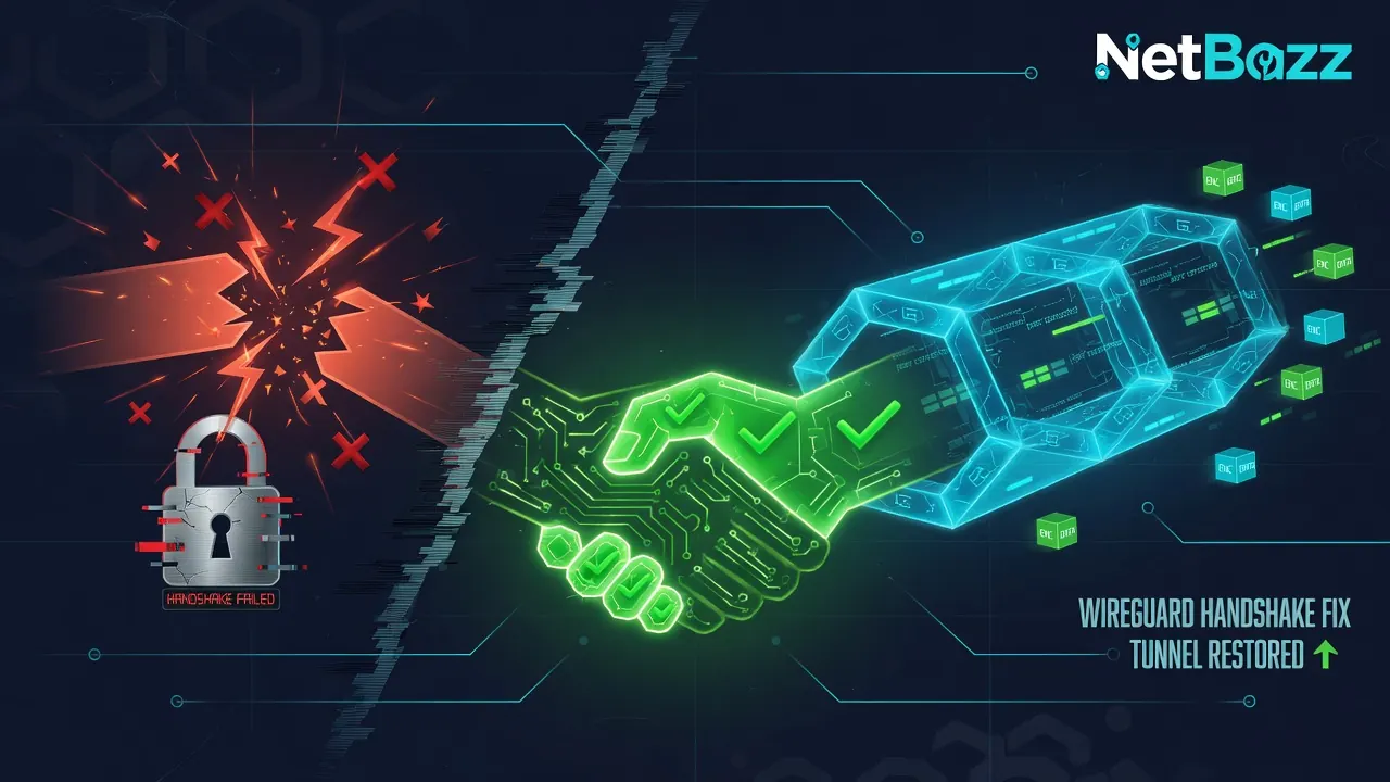 رفع خطاهای WireGuard؛ از Handshake ناموفق تا قطع انتقال داده