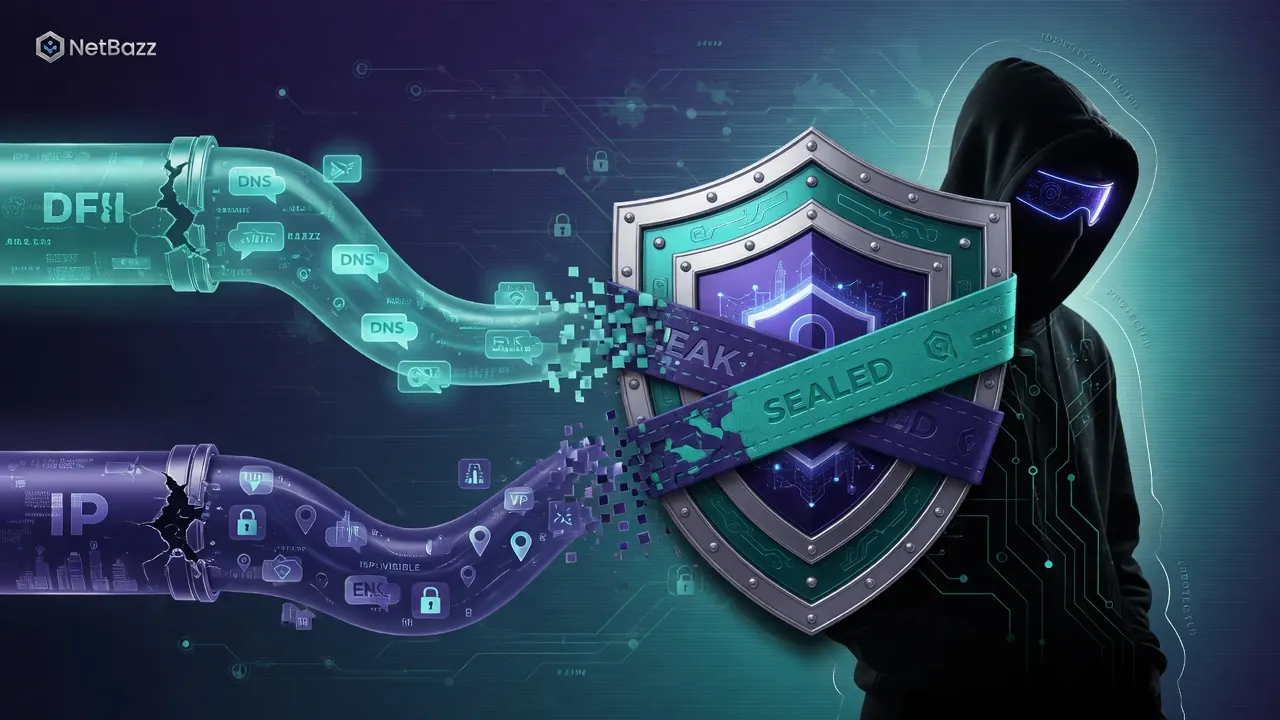 نشتی DNS و IP را شناسایی و رفع کنید تا هویت واقعی شما پنهان بماند